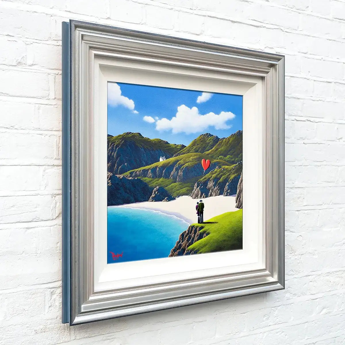 Love You To The Beach and Back - Original - SOLD by artist David Renshaw - Wyecliffe Galleries