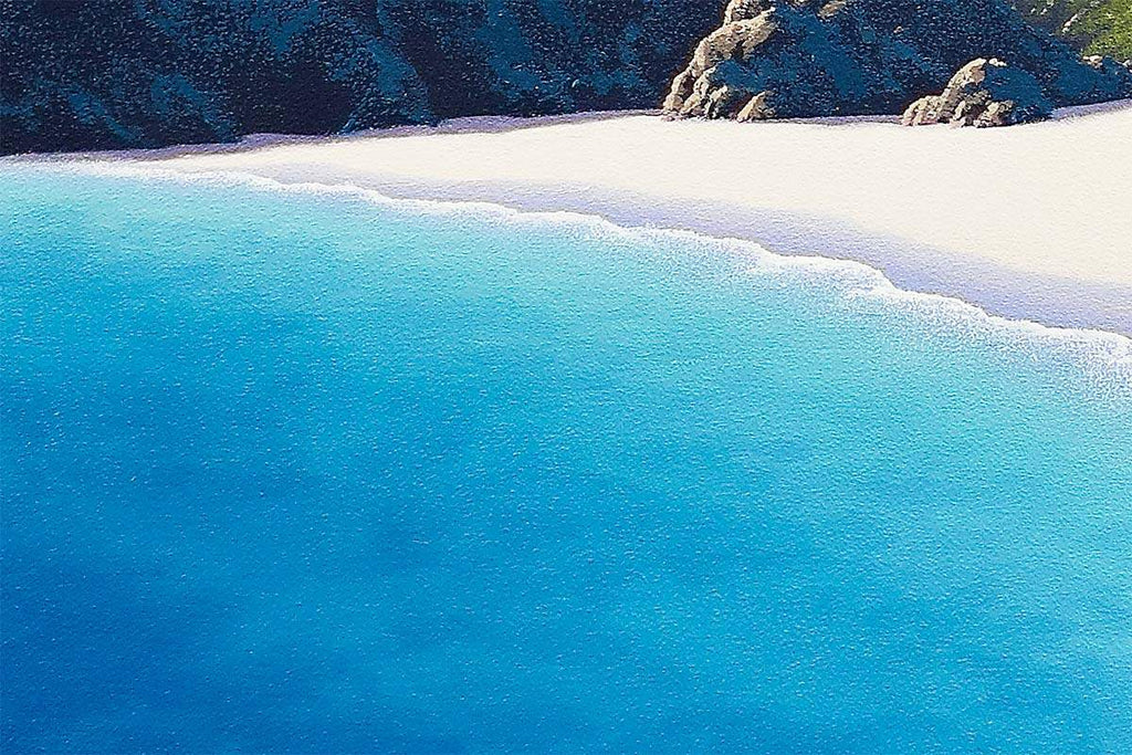 Love You To The Beach and Back - Original - SOLD by artist David Renshaw - Wyecliffe Galleries