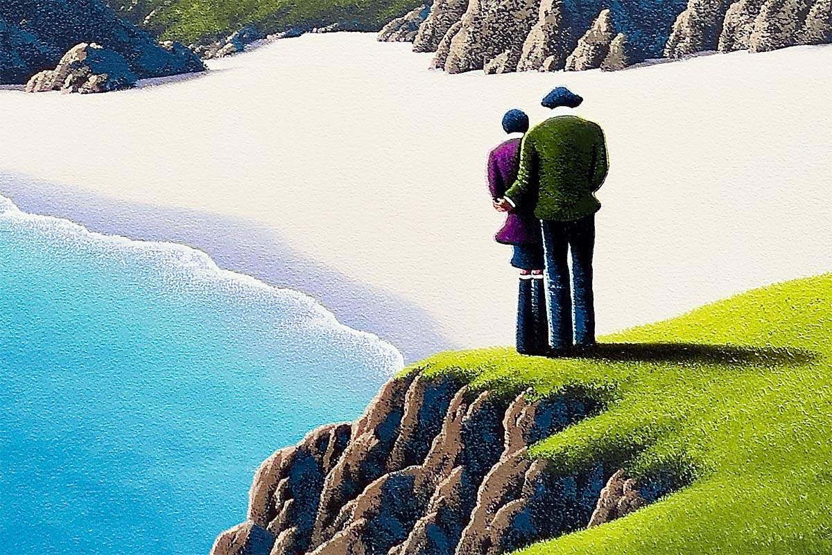 Love You To The Beach and Back - Original - SOLD by artist David Renshaw - Wyecliffe Galleries