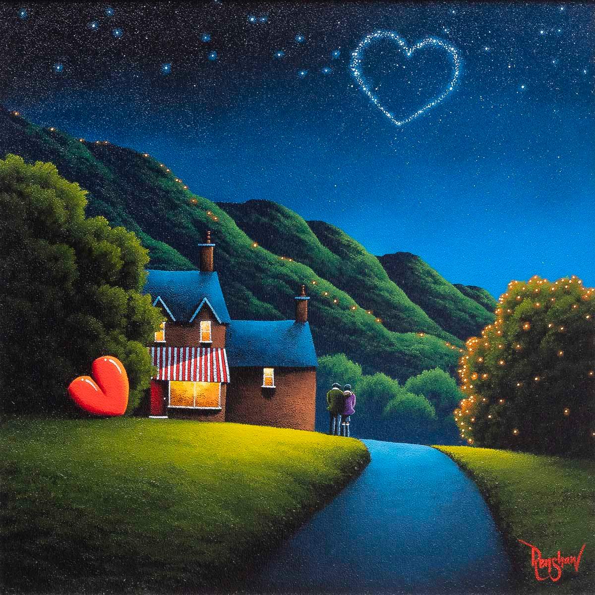 Our Love Is Written In The Stars - Original by artist David Renshaw - Wyecliffe Galleries
