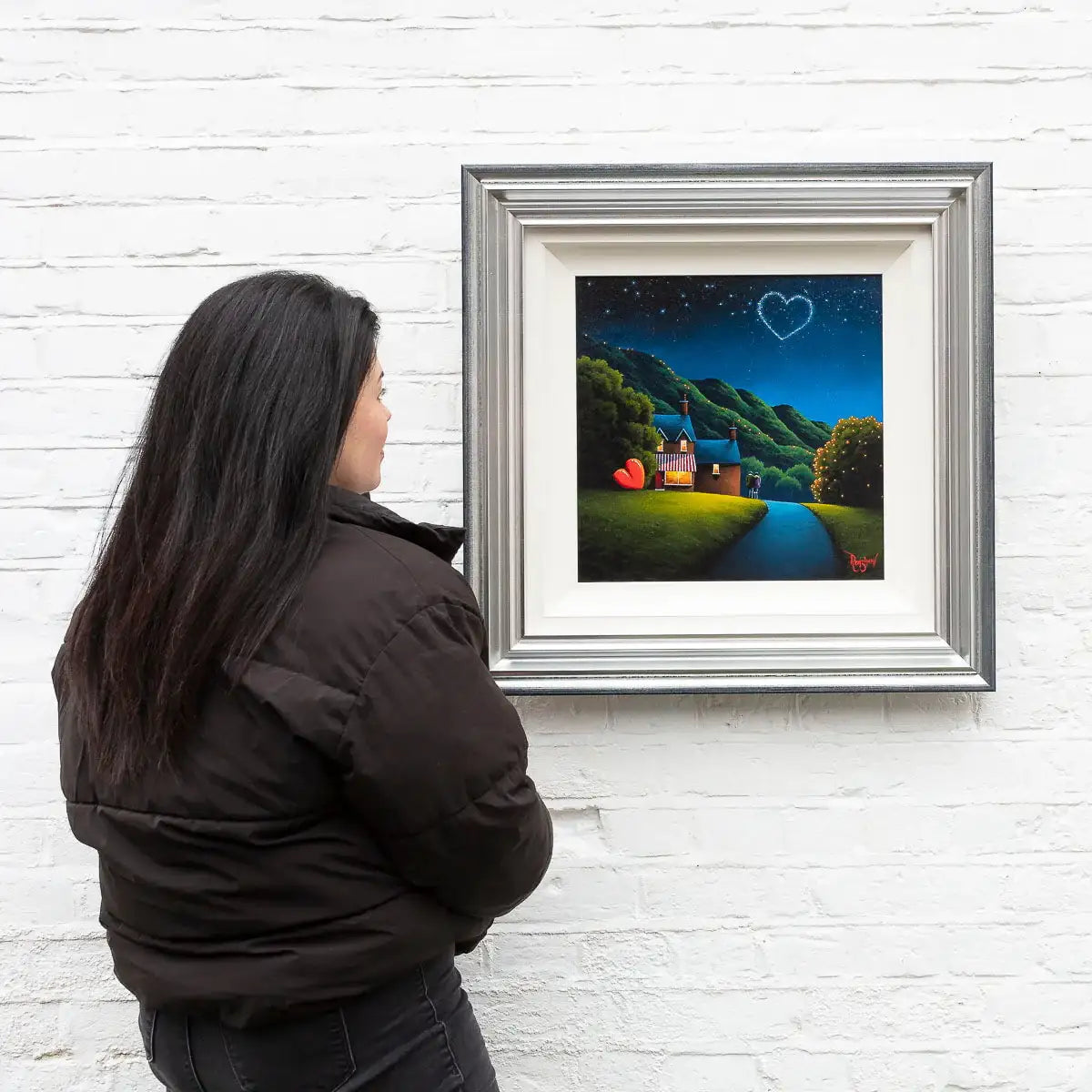 Our Love Is Written In The Stars - Original by artist David Renshaw - Wyecliffe Galleries