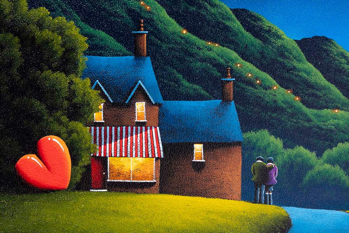 Our Love Is Written In The Stars - Original by artist David Renshaw - Wyecliffe Galleries