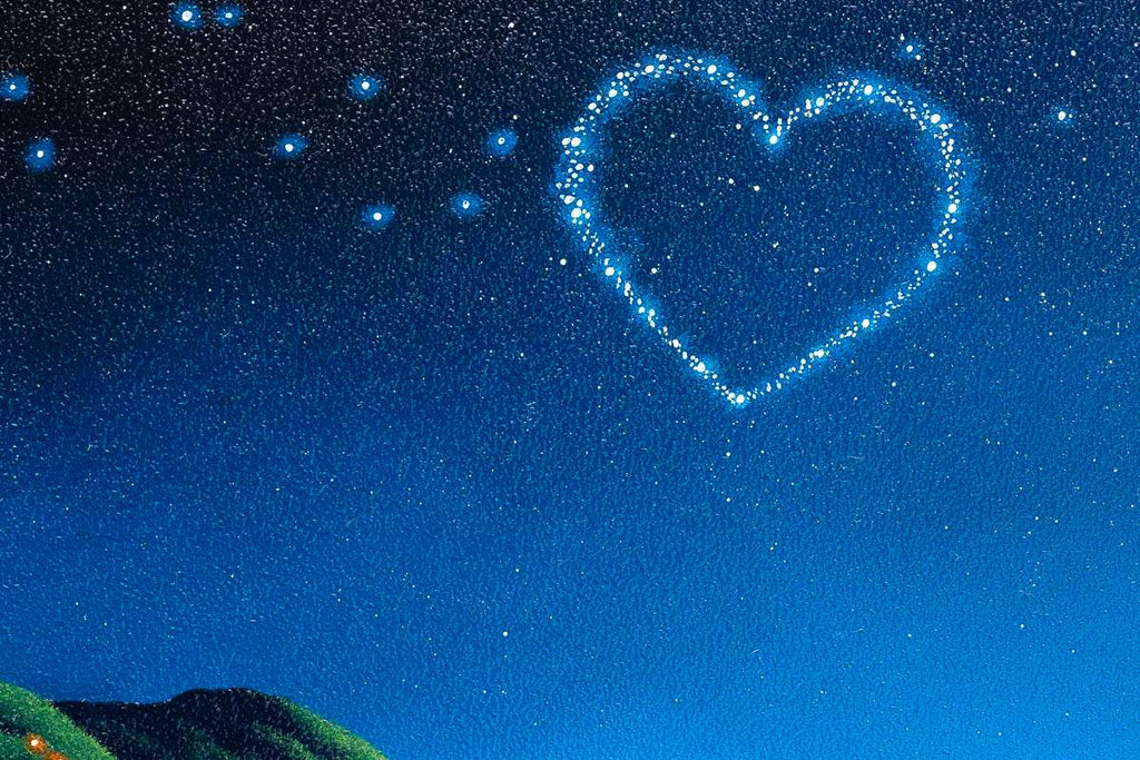 Our Love Is Written In The Stars - Original by artist David Renshaw - Wyecliffe Galleries