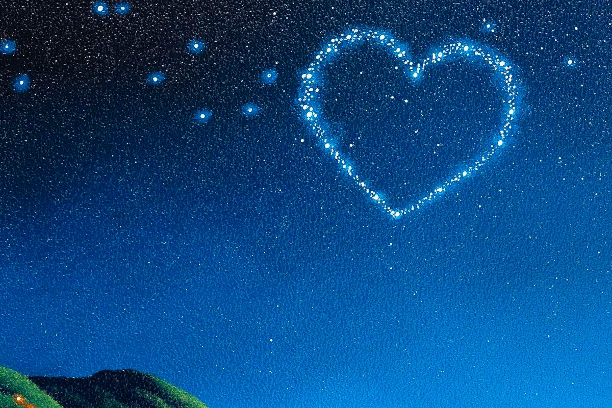 Our Love Is Written In The Stars - Original by artist David Renshaw - Wyecliffe Galleries