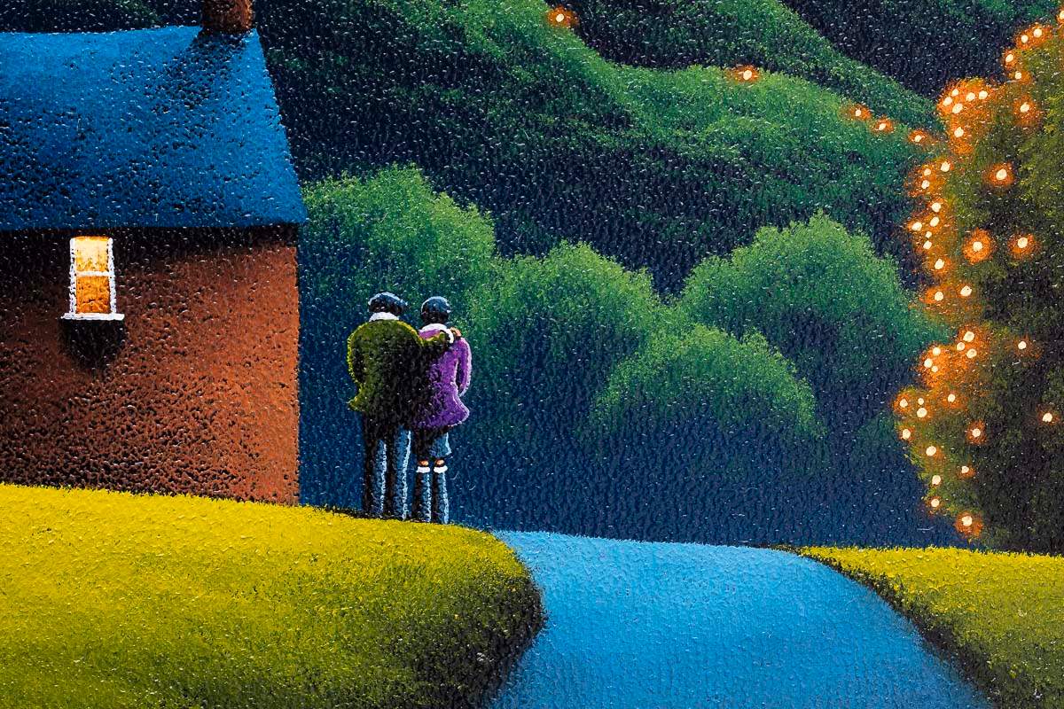 Our Love Is Written In The Stars - Original by artist David Renshaw - Wyecliffe Galleries