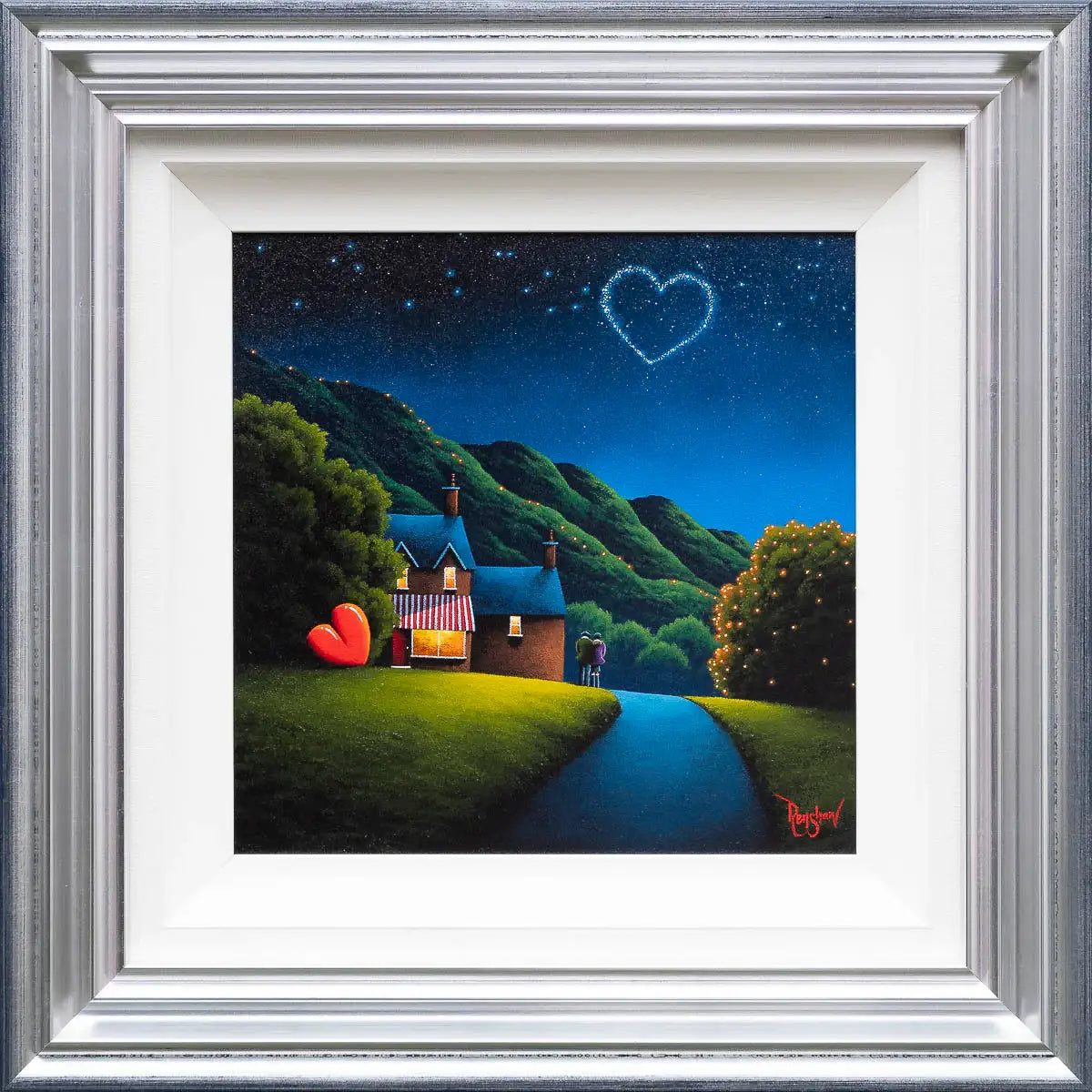 Our Love Is Written In The Stars - Original by artist David Renshaw - Wyecliffe Galleries