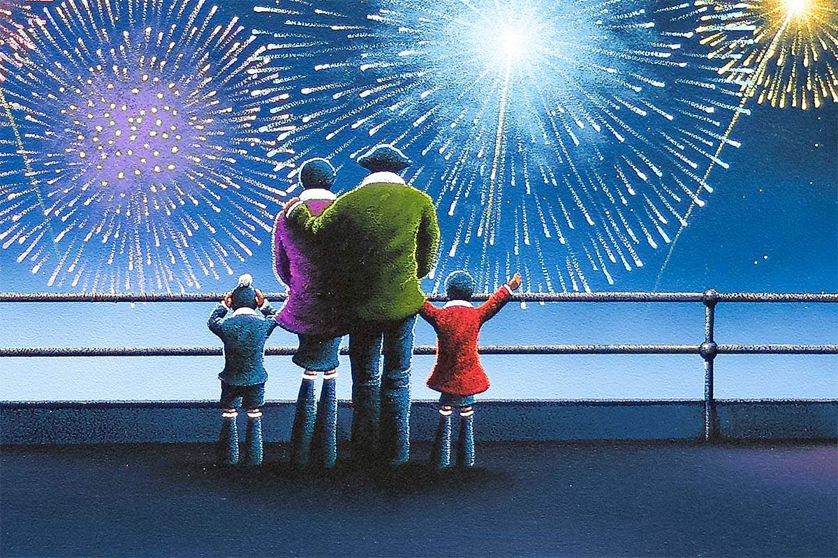 Our Love Knows No Bounds - Original - SOLD by artist David Renshaw - Wyecliffe Galleries