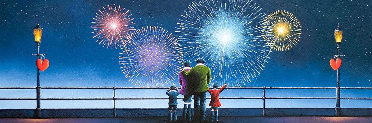 Our Love Knows No Bounds - Original - SOLD by artist David Renshaw - Wyecliffe Galleries