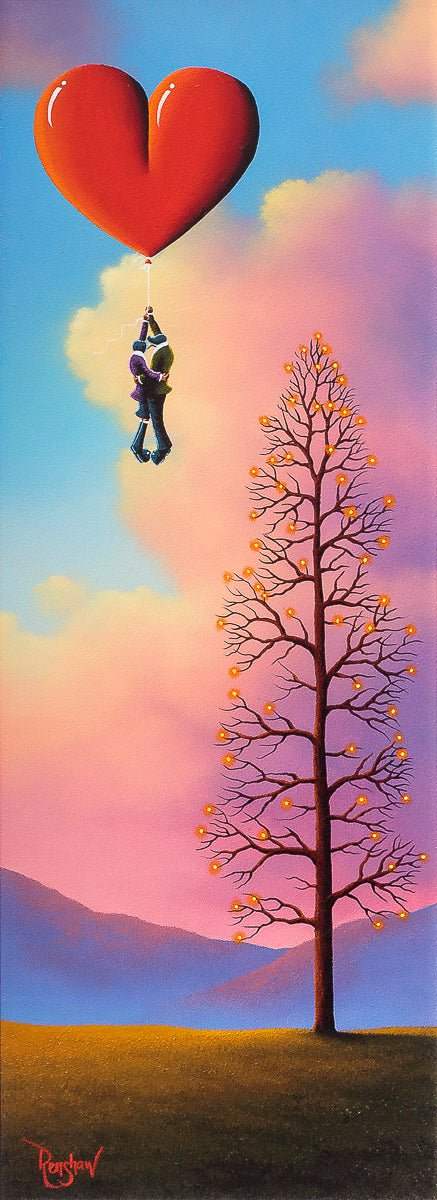 Our Love Lifts Us Higher and Higher - Original by artist David Renshaw - Wyecliffe Galleries