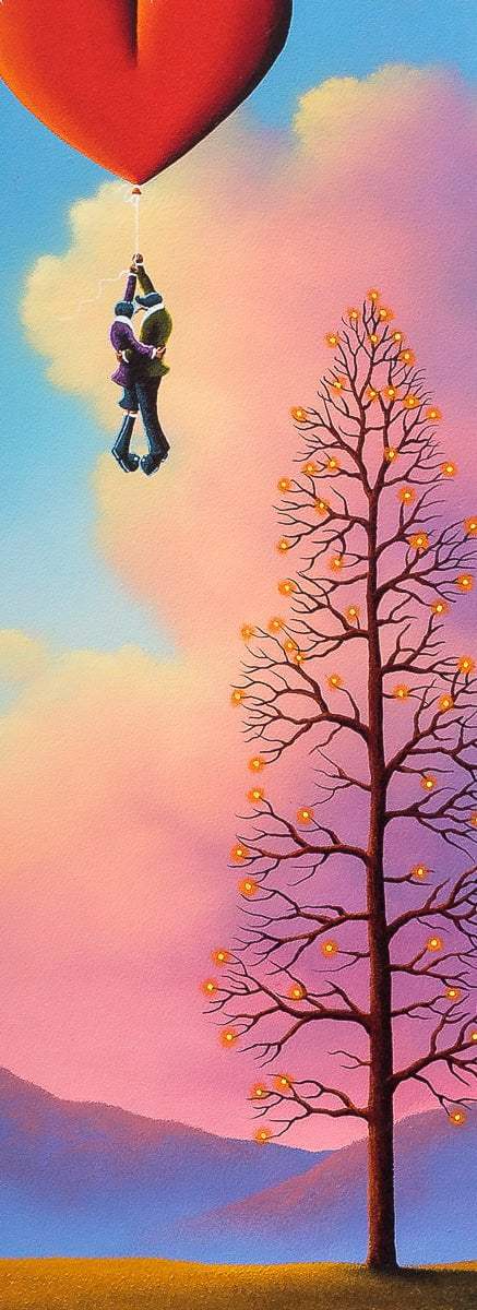Our Love Lifts Us Higher and Higher - Original by artist David Renshaw - Wyecliffe Galleries