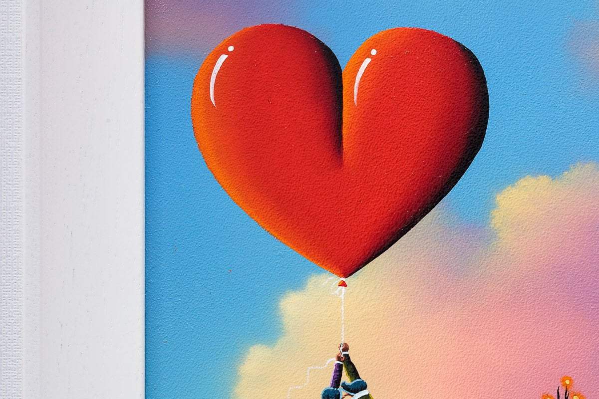 Our Love Lifts Us Higher and Higher - Original by artist David Renshaw - Wyecliffe Galleries