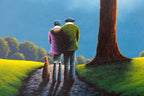 Our Love On A Heartstring - Original - SOLD by artist David Renshaw - Wyecliffe Galleries