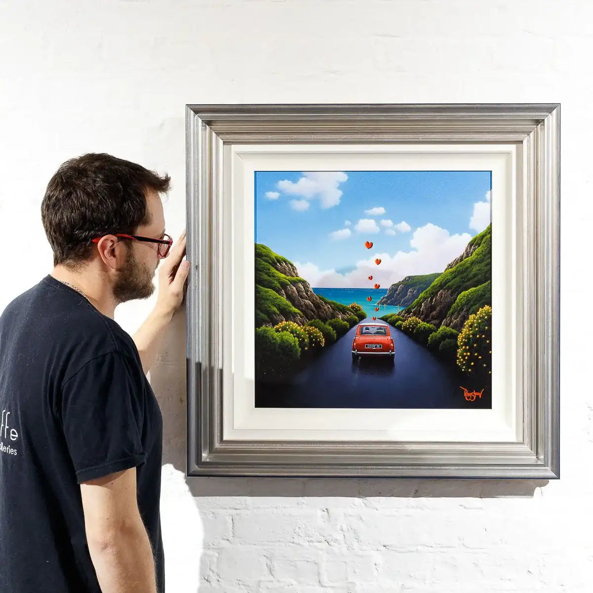 Our Love On The Open Road - Original - SOLD by artist David Renshaw - Wyecliffe Galleries