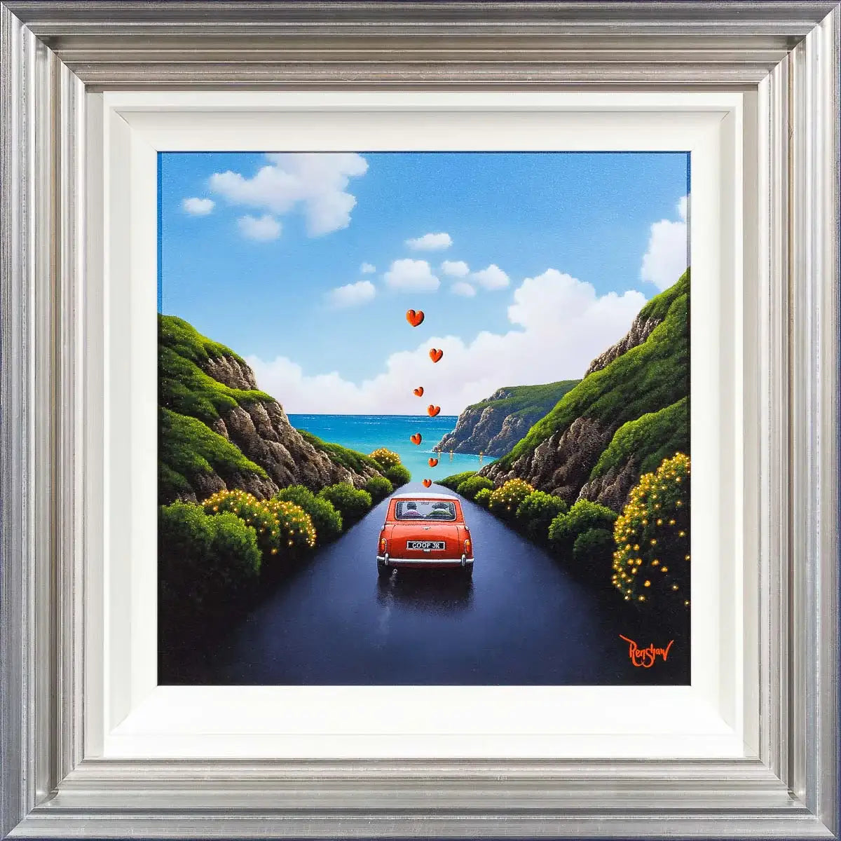 Our Love On The Open Road - Original - SOLD by artist David Renshaw - Wyecliffe Galleries
