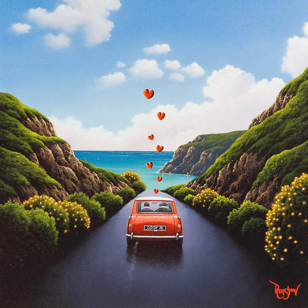 Our Love On The Open Road - Original - SOLD by artist David Renshaw - Wyecliffe Galleries