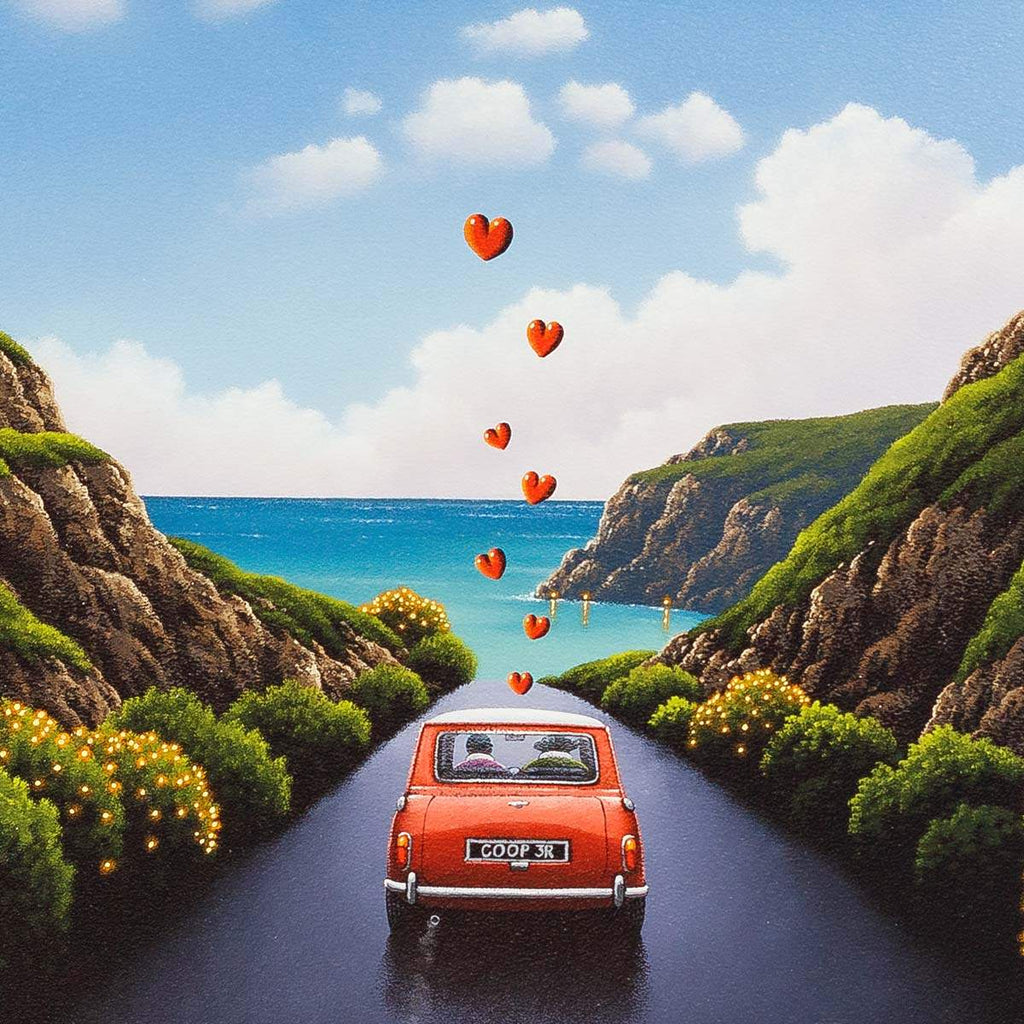 Our Love On The Open Road - Original - SOLD by artist David Renshaw - Wyecliffe Galleries