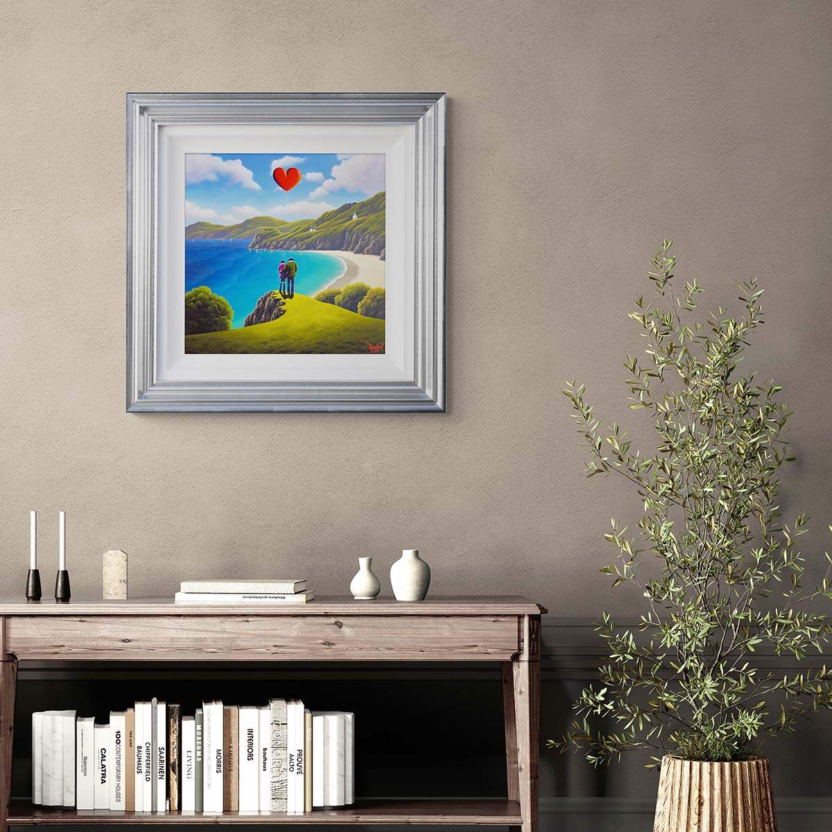 Our Love Soars To New Heights - Original - SOLD by artist David Renshaw - Wyecliffe Galleries