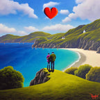 Our Love Soars To New Heights - Original - SOLD by artist David Renshaw - Wyecliffe Galleries