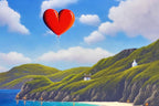 Our Love Soars To New Heights - Original - SOLD by artist David Renshaw - Wyecliffe Galleries