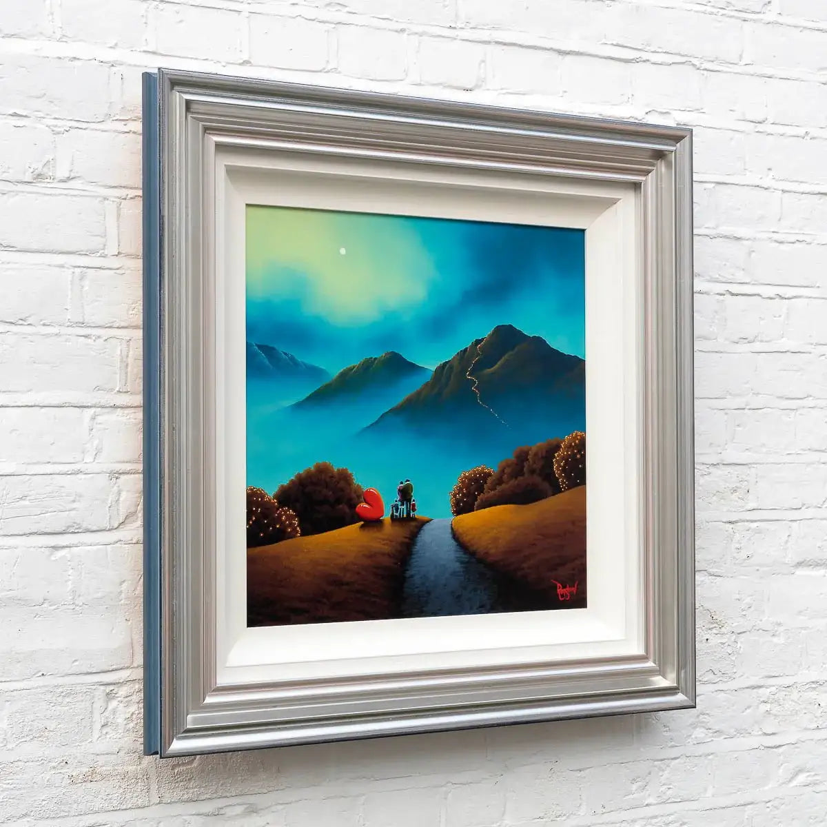 Our Mountain View - Original - SOLD by artist David Renshaw - Wyecliffe Galleries