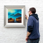 Our Mountain View - Original - SOLD by artist David Renshaw - Wyecliffe Galleries