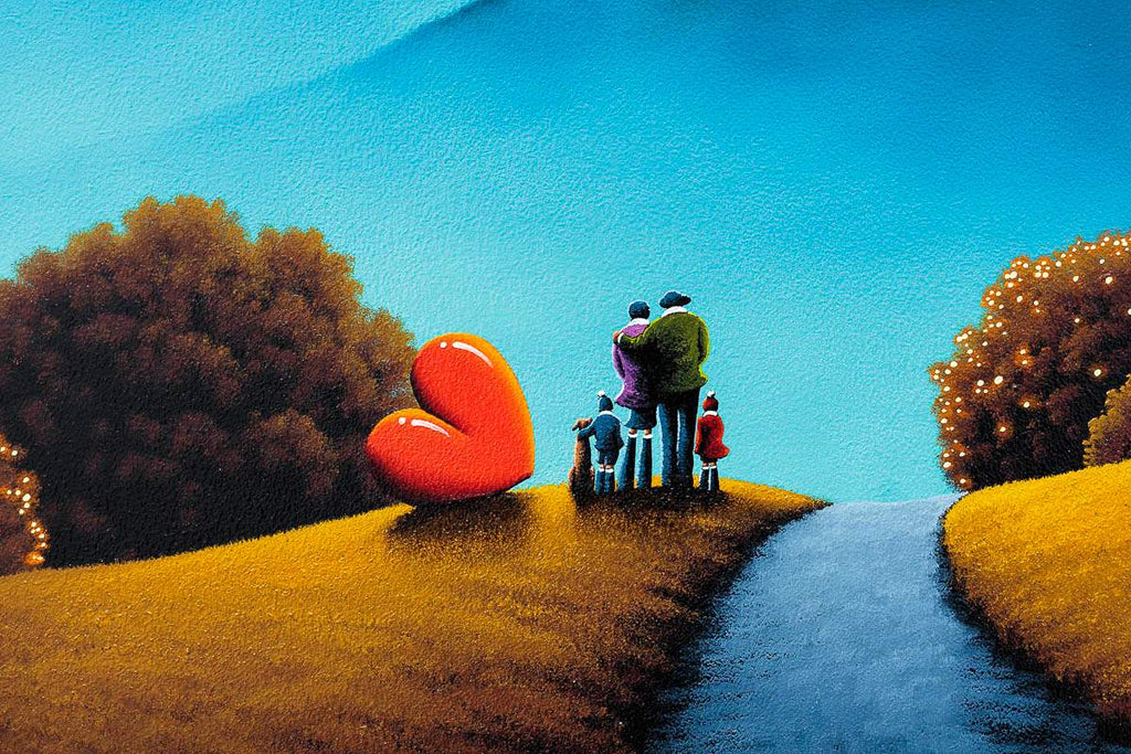 Our Mountain View - Original - SOLD by artist David Renshaw - Wyecliffe Galleries