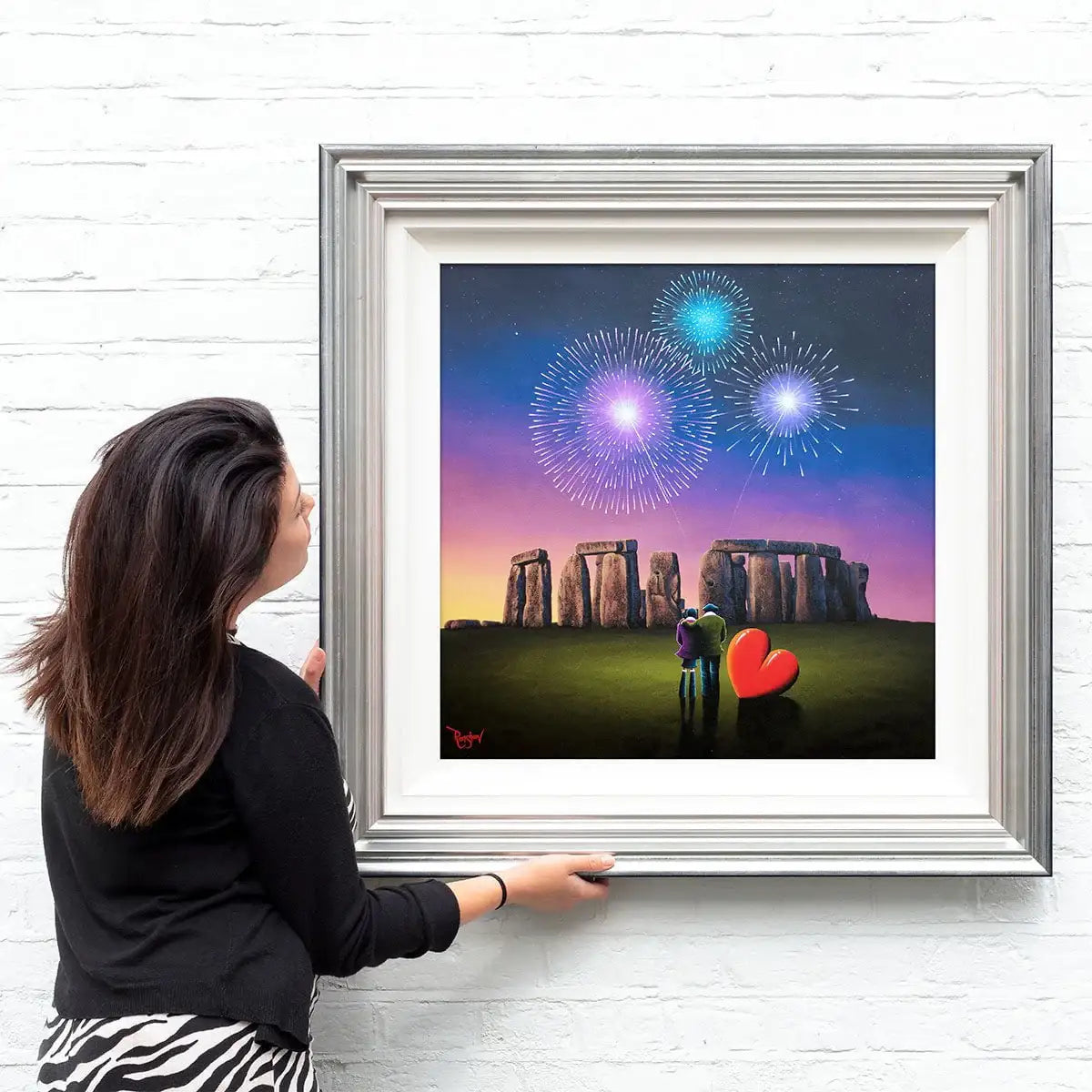Our Spirits As One - Original - SOLD by artist David Renshaw - Wyecliffe Galleries
