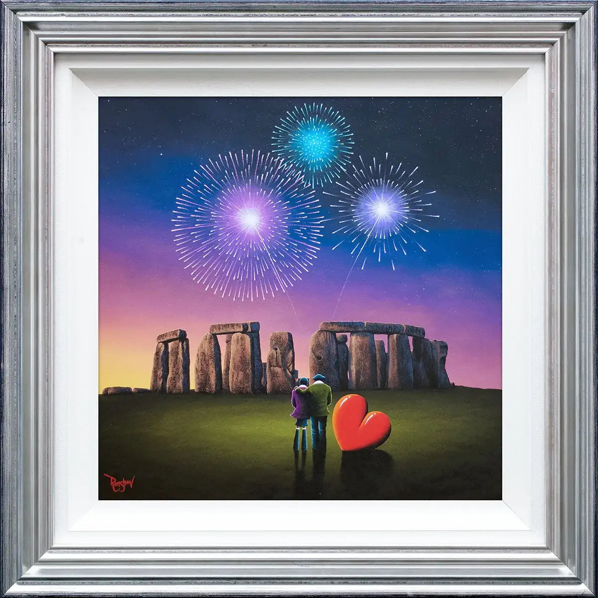 Our Spirits As One - Original - SOLD by artist David Renshaw - Wyecliffe Galleries