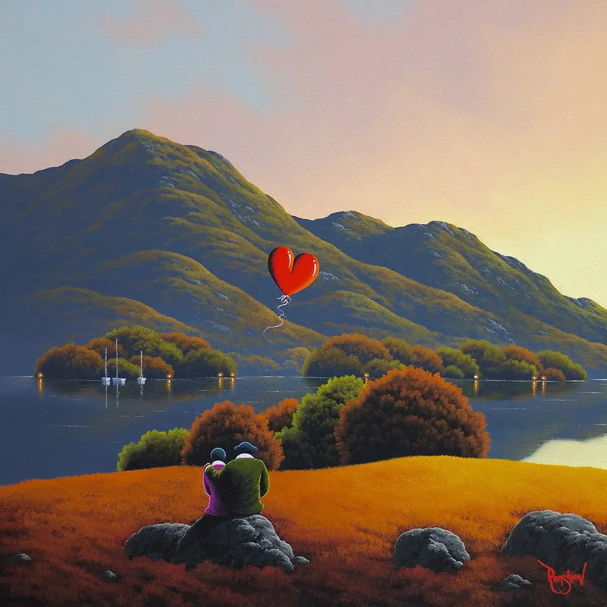 Our Tranquil Place - Original - SOLD by artist David Renshaw - Wyecliffe Galleries