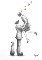 Our Wonderful Life - Original Sketch - SOLD by artist David Renshaw - Wyecliffe Galleries