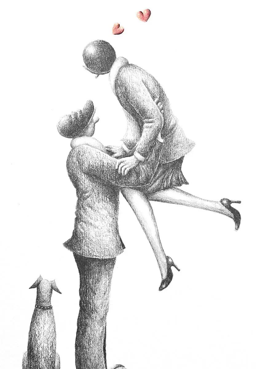 Our Wonderful Life - Original Sketch - SOLD by artist David Renshaw - Wyecliffe Galleries