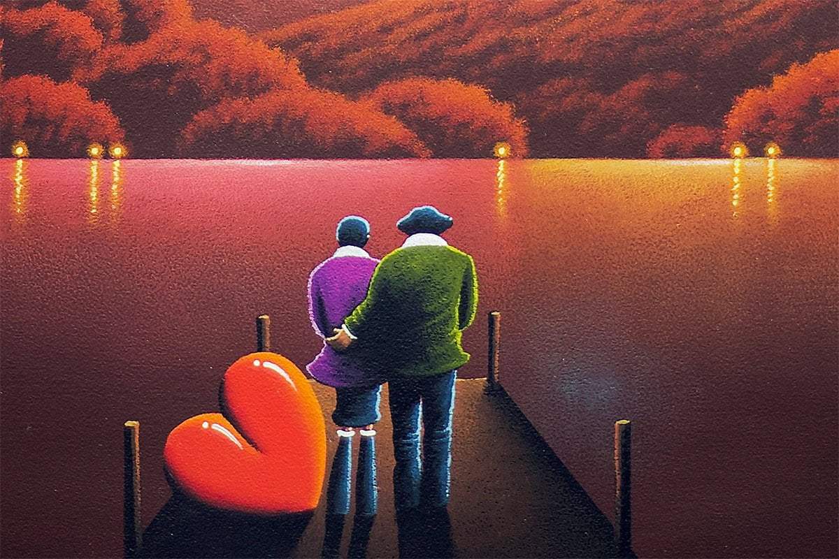 Painting The Sky With A Myriad Of Colours - Original - SOLD by artist David Renshaw - Wyecliffe Galleries
