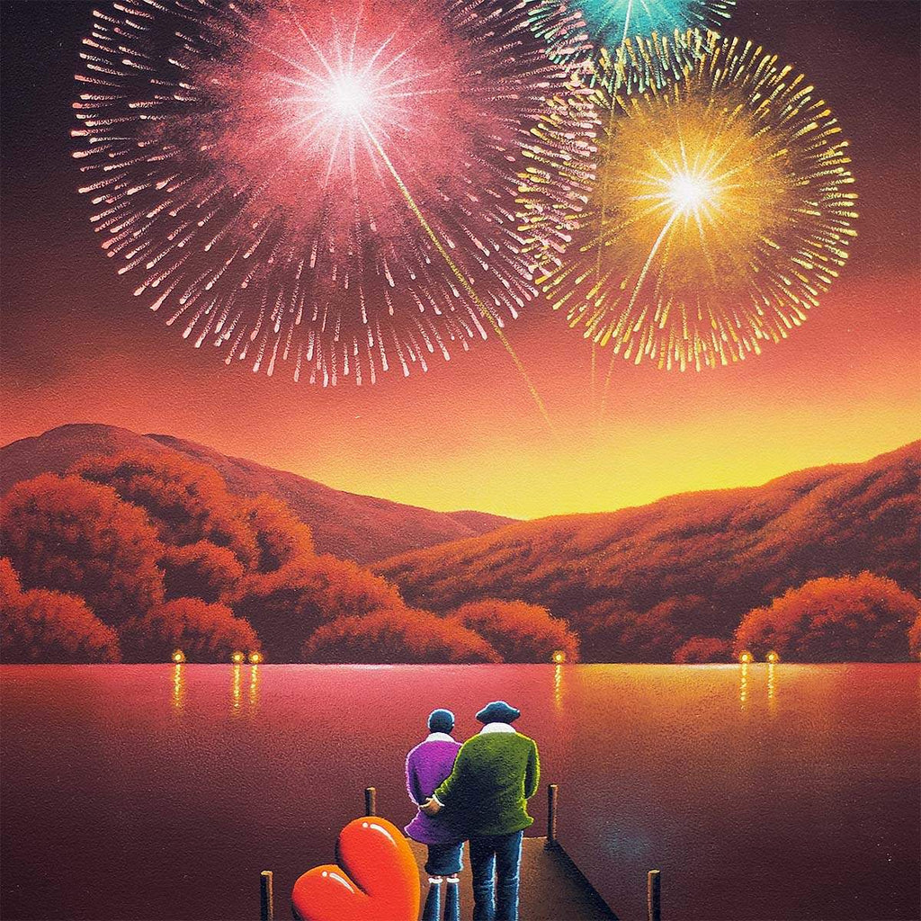 Painting The Sky With A Myriad Of Colours - Original - SOLD by artist David Renshaw - Wyecliffe Galleries