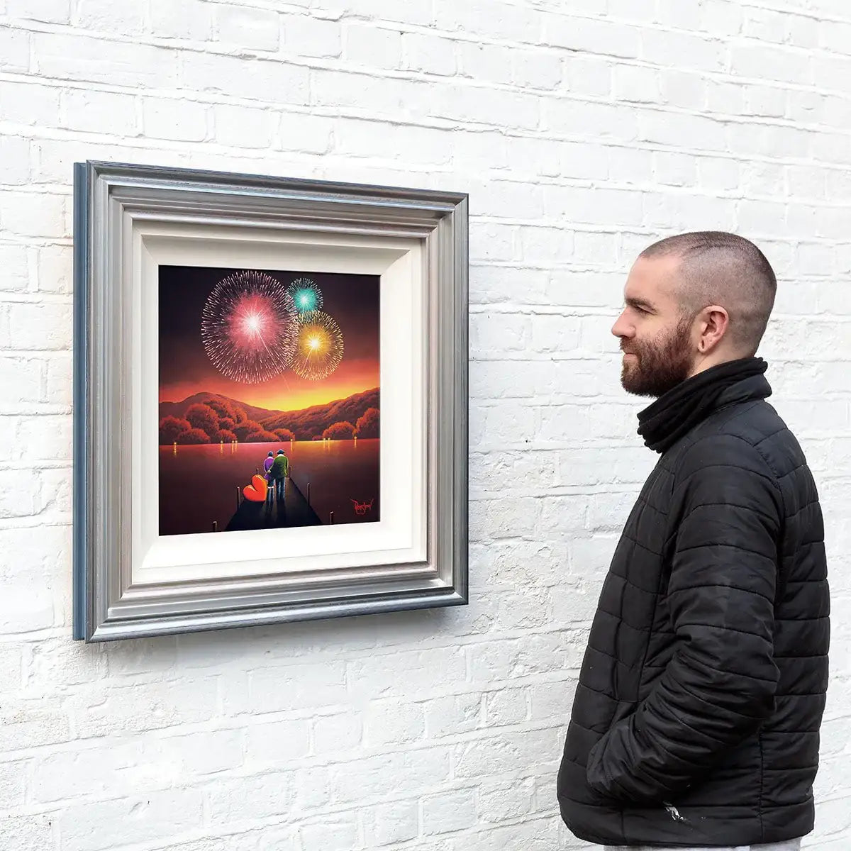 Painting The Sky With A Myriad Of Colours - Original - SOLD by artist David Renshaw - Wyecliffe Galleries