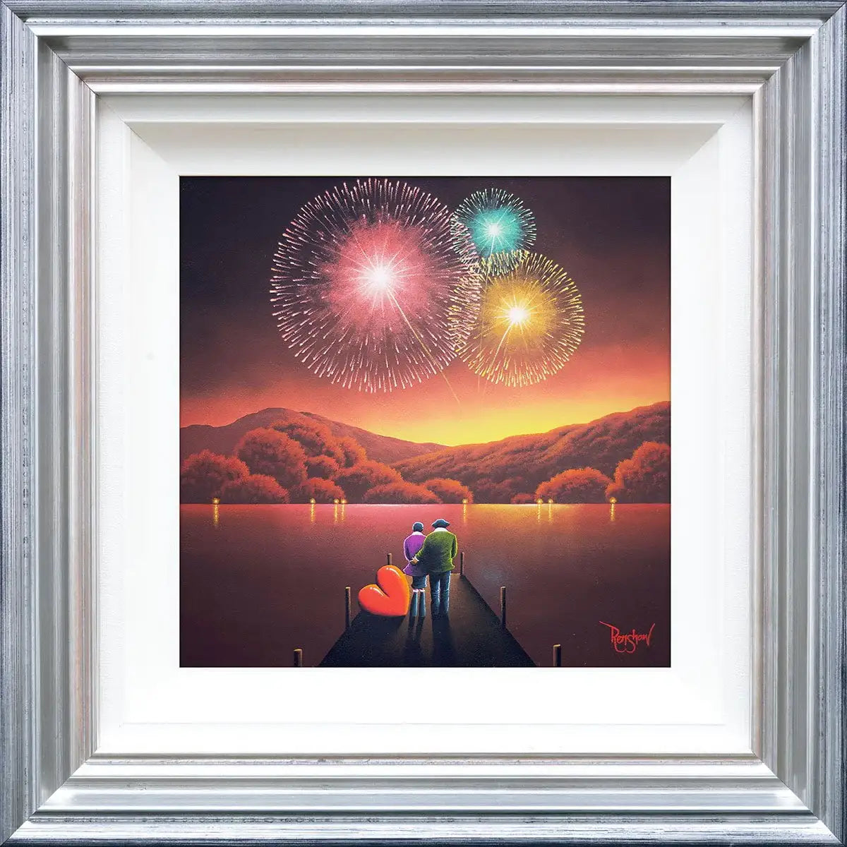Painting The Sky With A Myriad Of Colours - Original - SOLD by artist David Renshaw - Wyecliffe Galleries