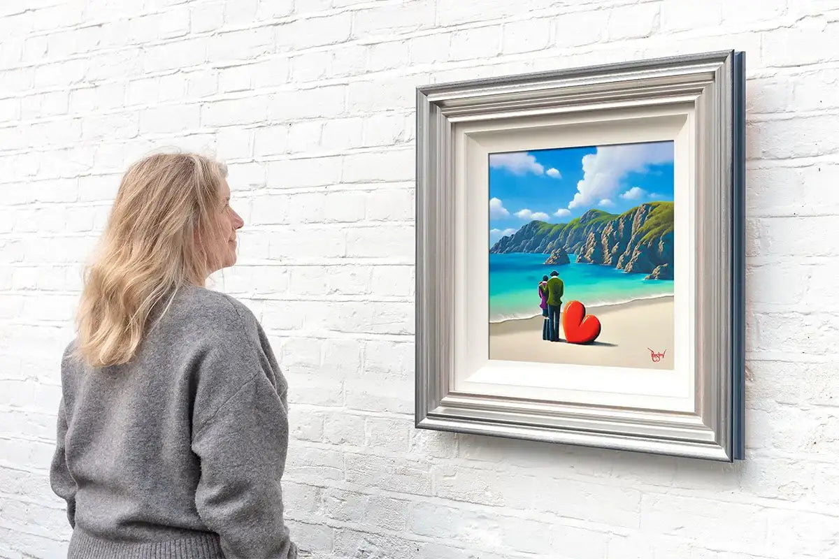Paradise Found Within The Arms Of Our Love - Original by artist David Renshaw - Wyecliffe Galleries