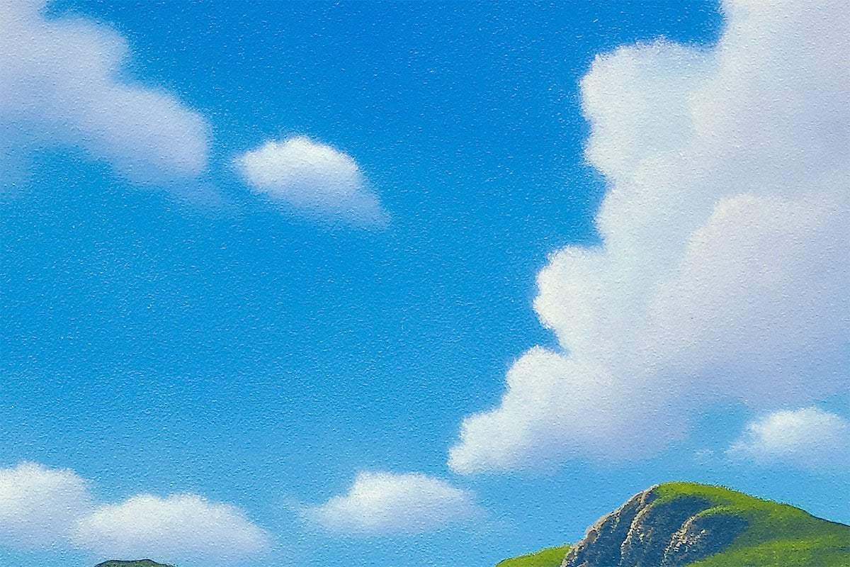 Paradise Found Within The Arms Of Our Love - Original by artist David Renshaw - Wyecliffe Galleries