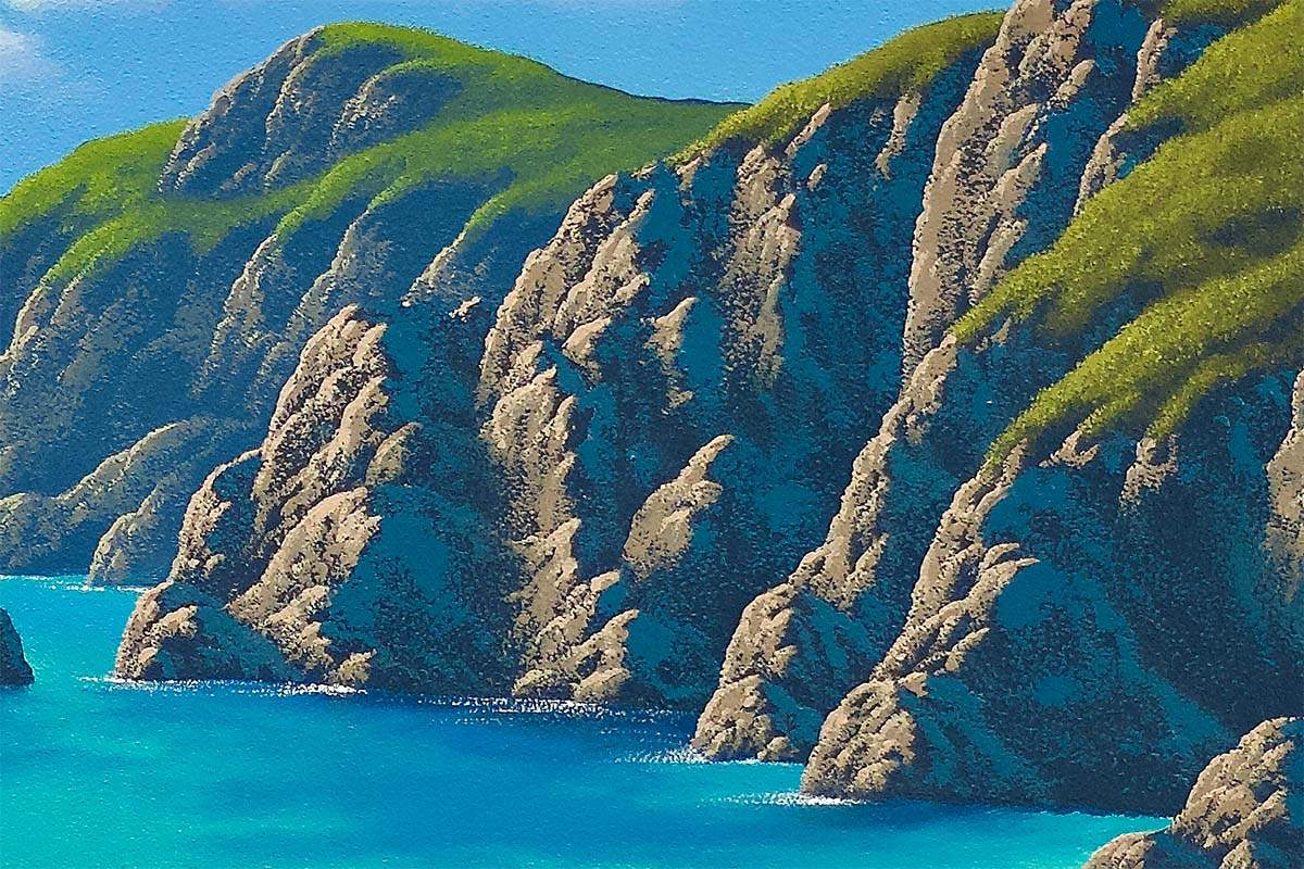 Paradise Found Within The Arms Of Our Love - Original by artist David Renshaw - Wyecliffe Galleries