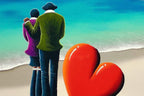 Paradise Found Within The Arms Of Our Love - Original by artist David Renshaw - Wyecliffe Galleries