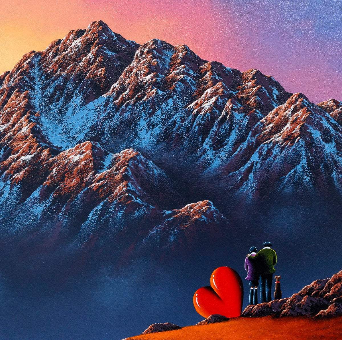 Pinnacle Of Our Love - Original - SOLD by artist David Renshaw - Wyecliffe Galleries