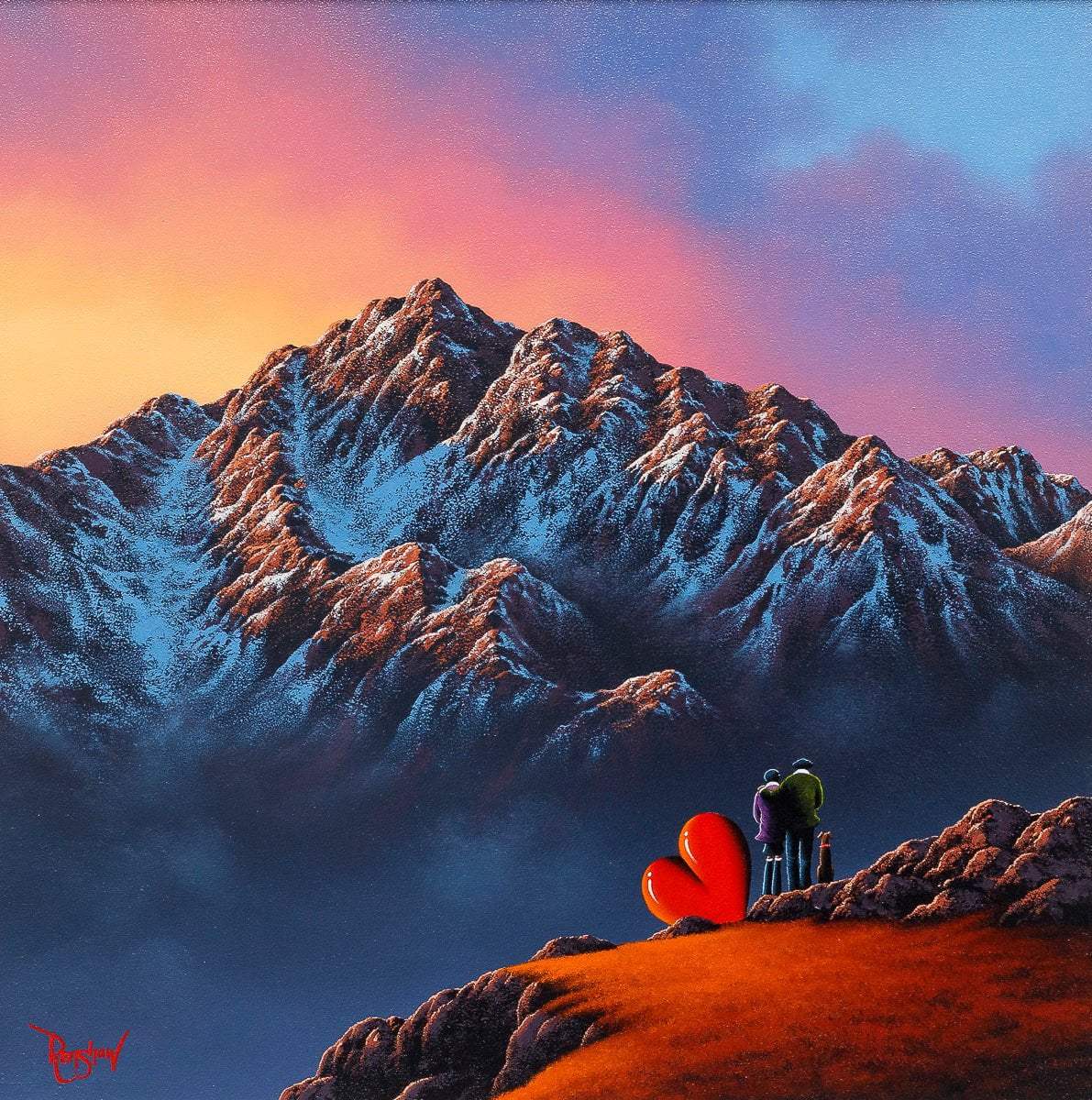 Pinnacle Of Our Love - Original - SOLD by artist David Renshaw - Wyecliffe Galleries