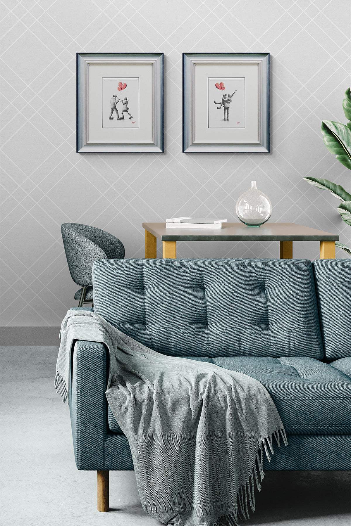 Pitch Perfect - Original Sketch by artist David Renshaw - Wyecliffe Galleries