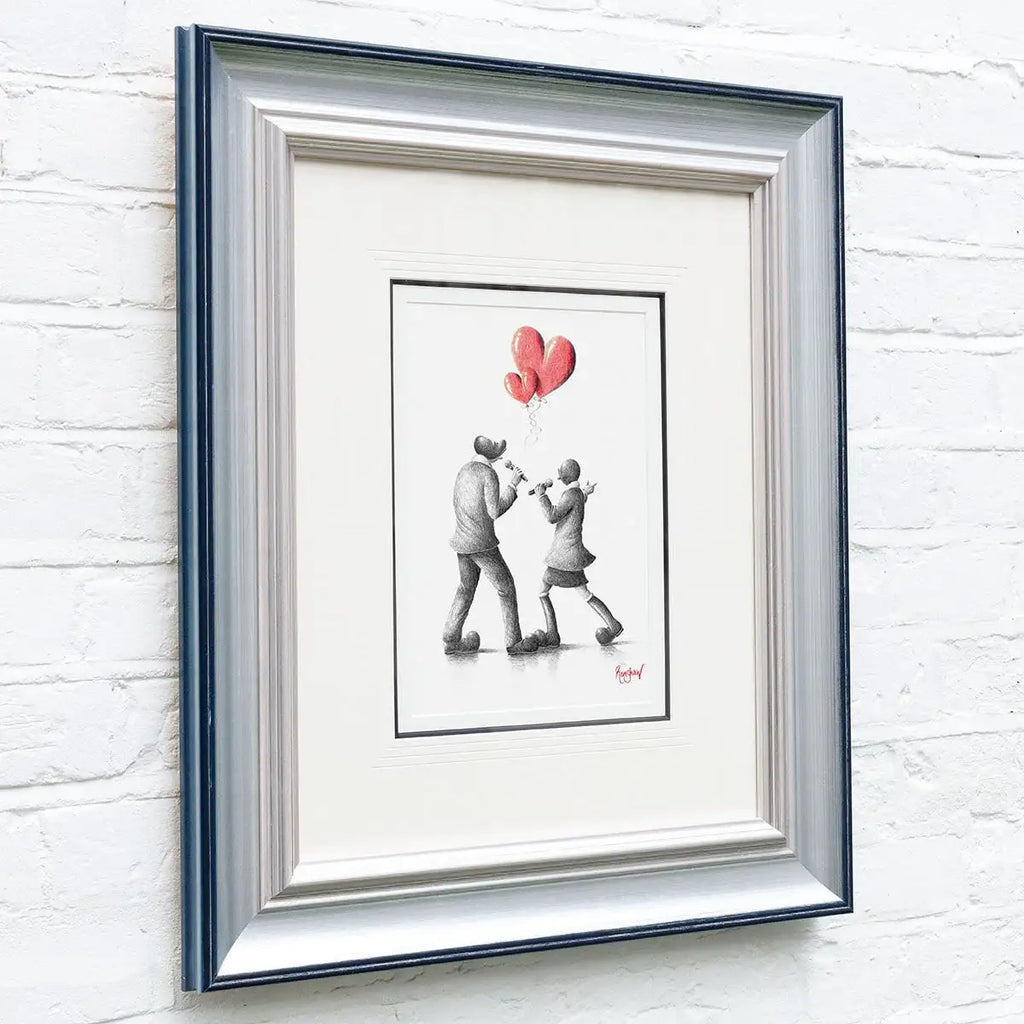 Pitch Perfect - Original Sketch by artist David Renshaw - Wyecliffe Galleries