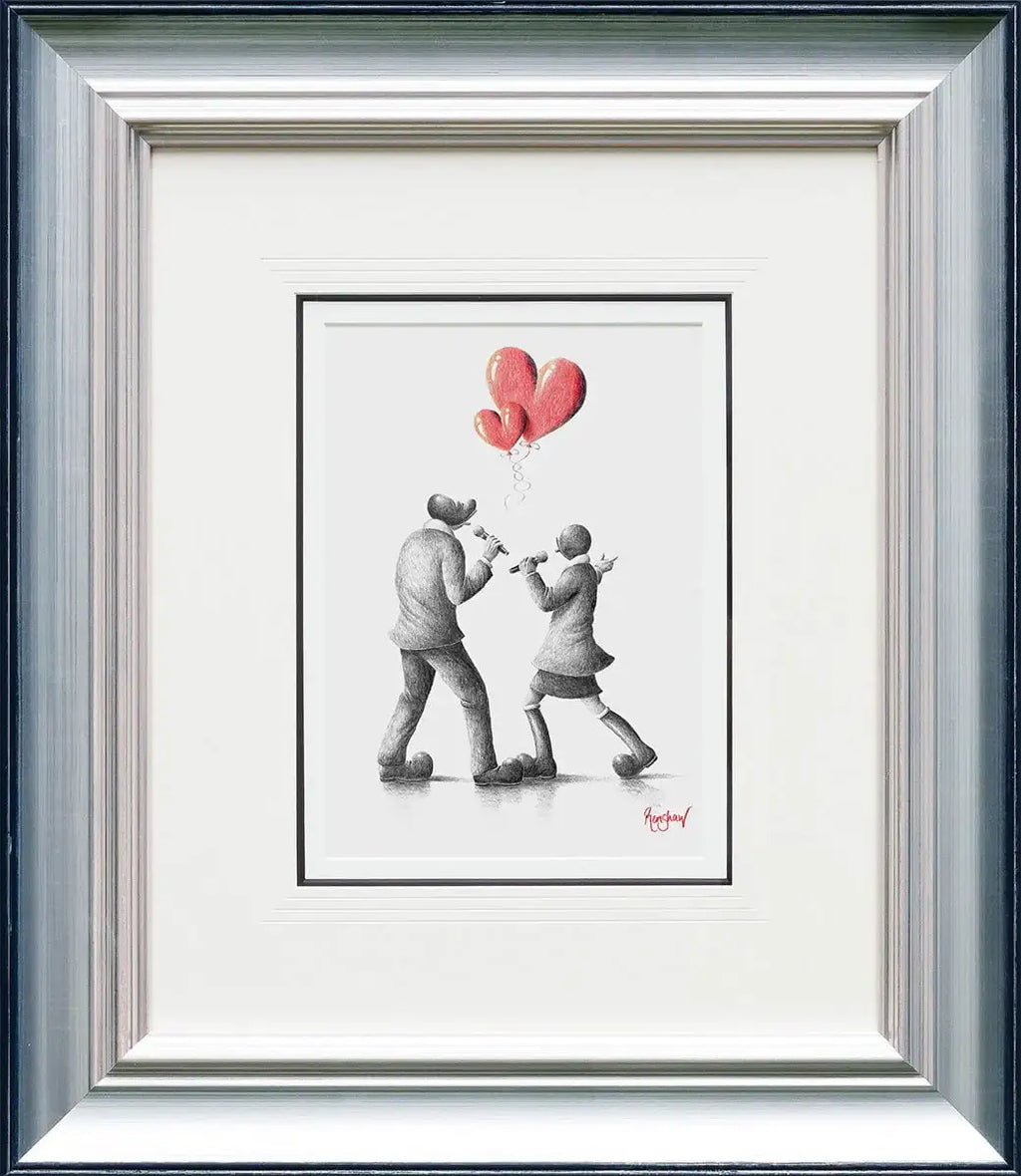 Pitch Perfect - Original Sketch by artist David Renshaw - Wyecliffe Galleries