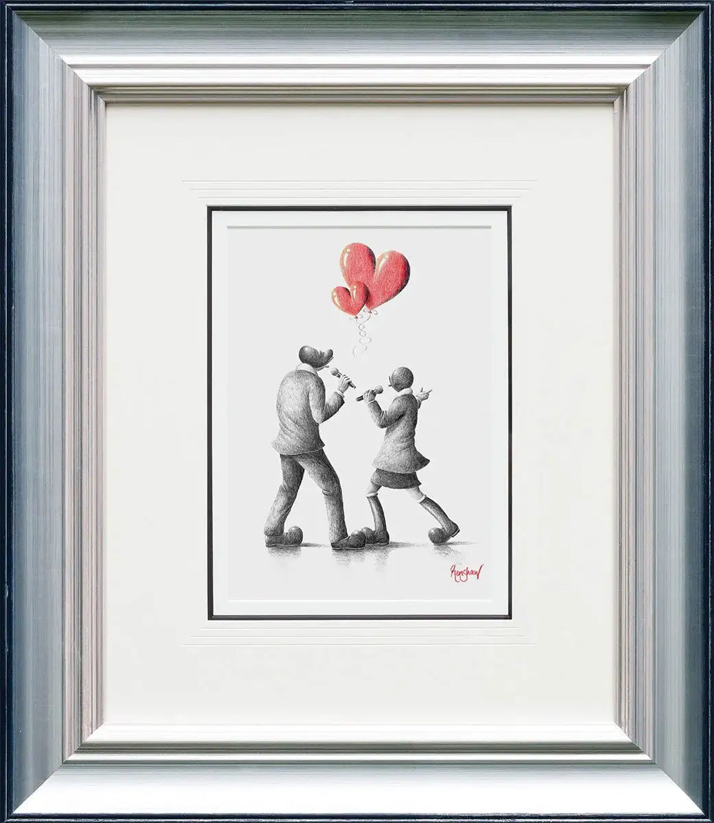 Pitch Perfect - Original Sketch by artist David Renshaw - Wyecliffe Galleries