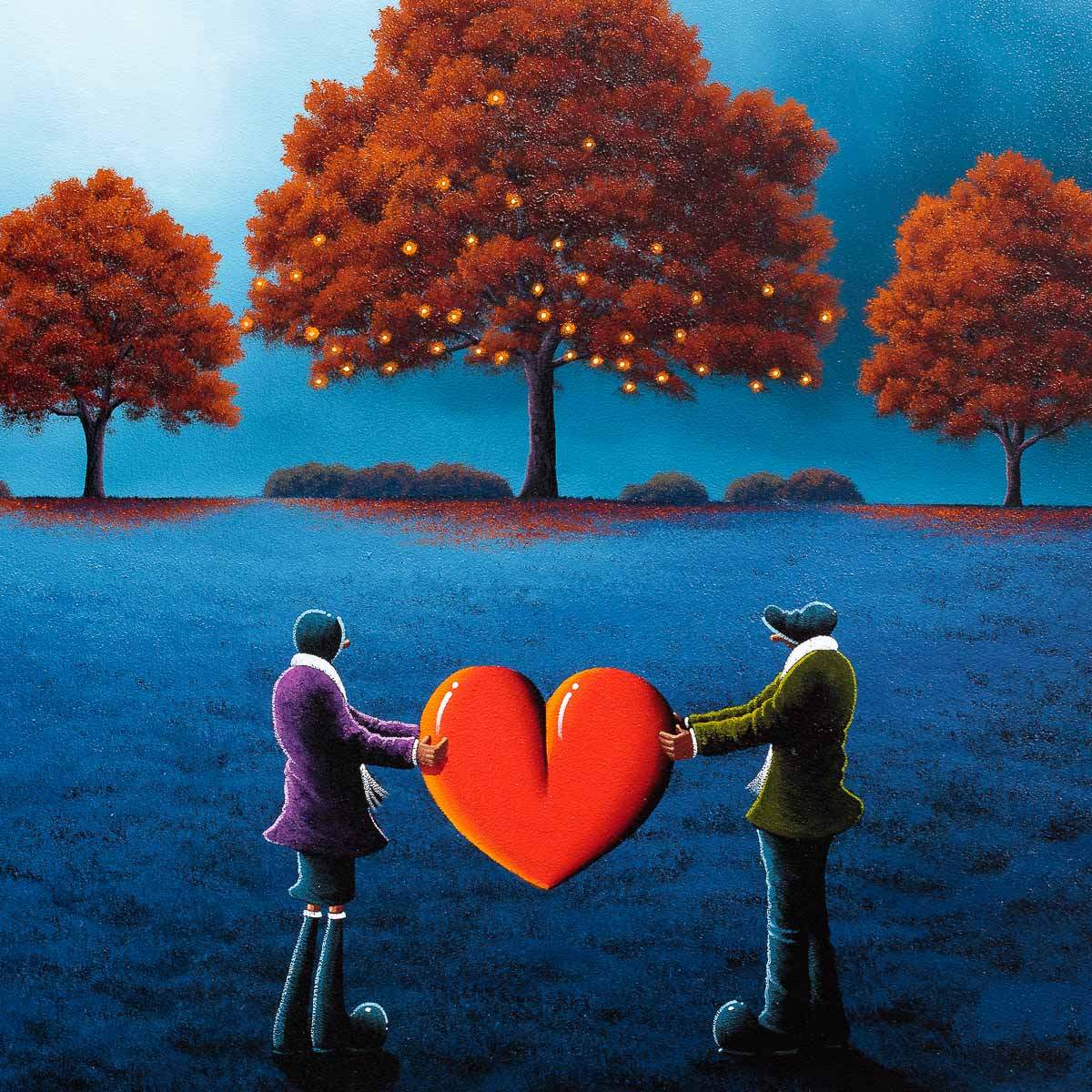 Plenty of Love To Go Around - Original - SOLD by artist David Renshaw - Wyecliffe Galleries