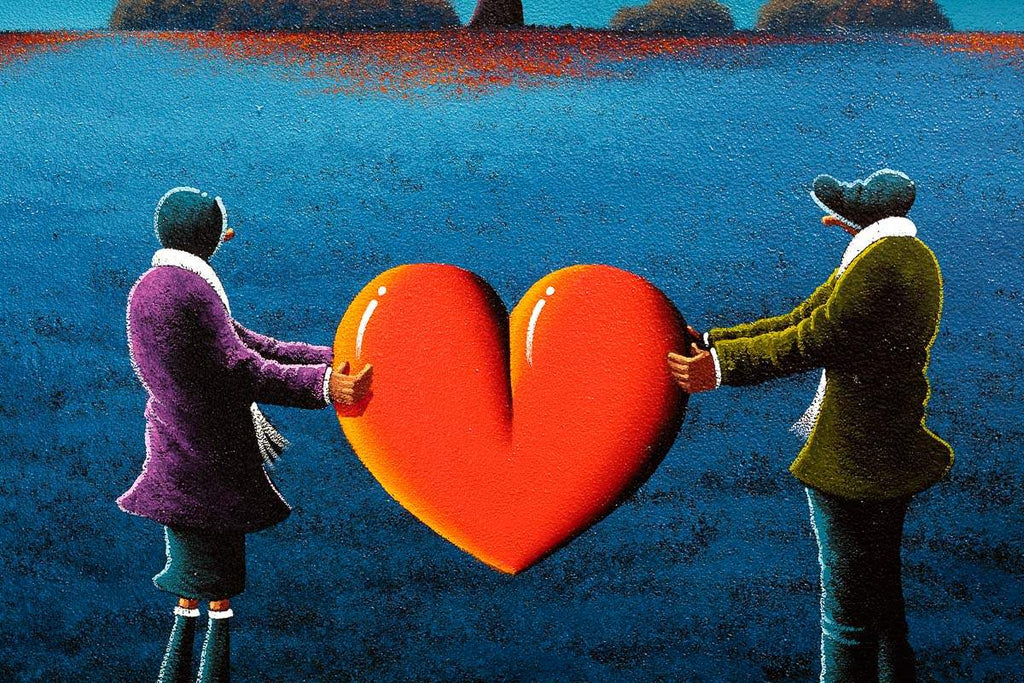 Plenty of Love To Go Around - Original - SOLD by artist David Renshaw - Wyecliffe Galleries