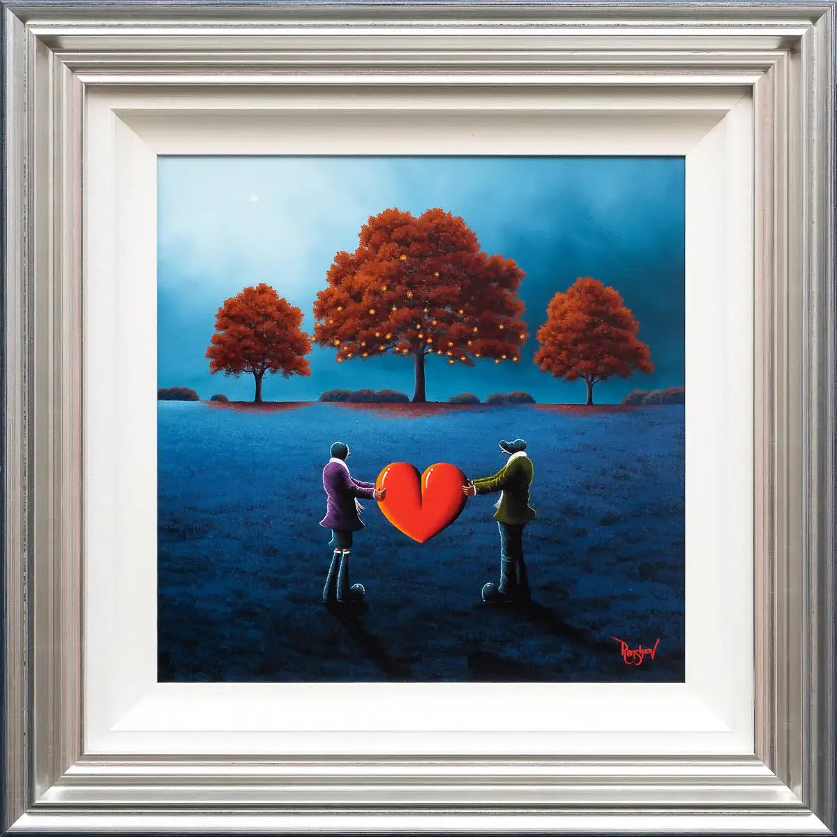 Plenty of Love To Go Around - Original - SOLD by artist David Renshaw - Wyecliffe Galleries