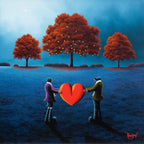 Plenty of Love To Go Around - Original - SOLD by artist David Renshaw - Wyecliffe Galleries