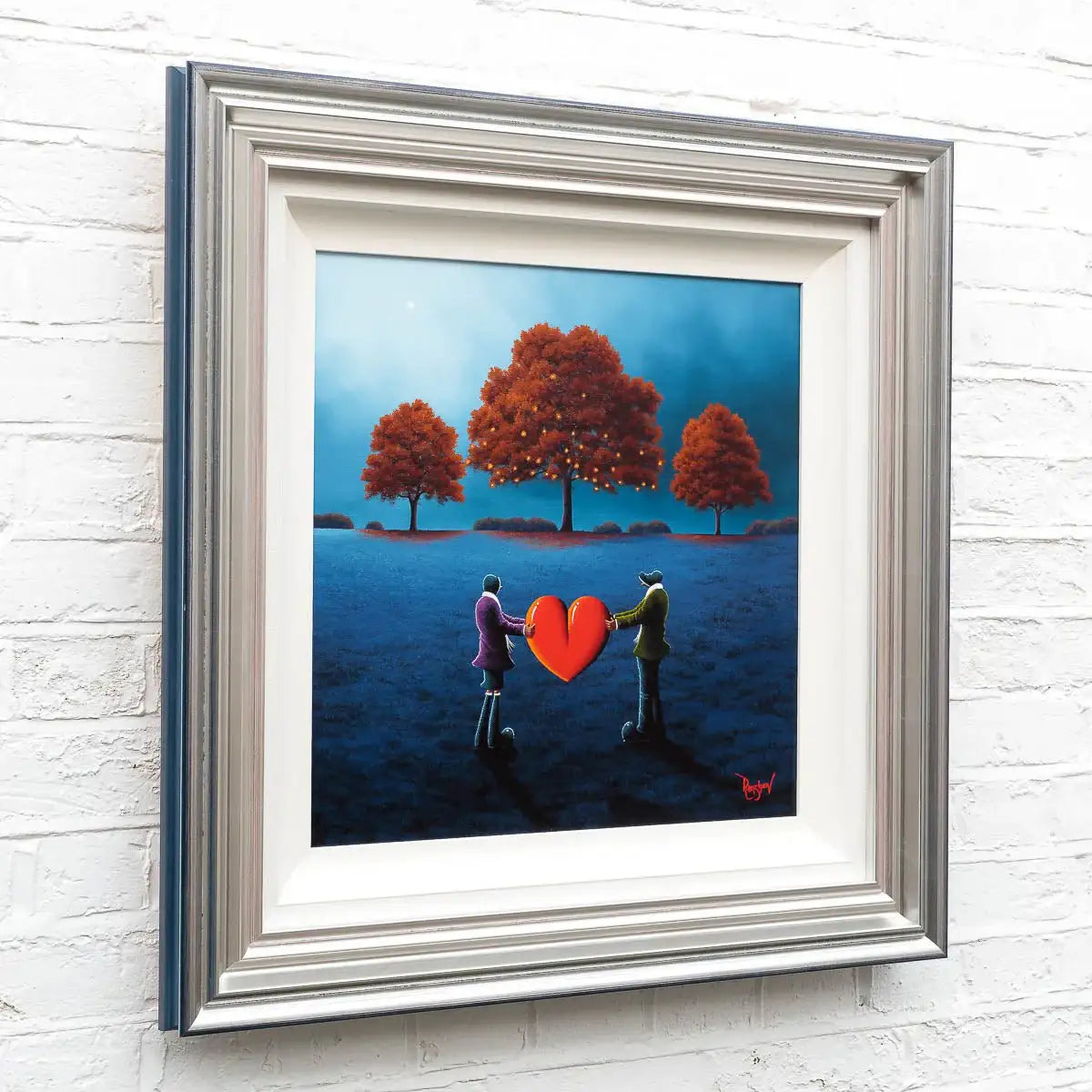 Plenty of Love To Go Around - Original - SOLD by artist David Renshaw - Wyecliffe Galleries